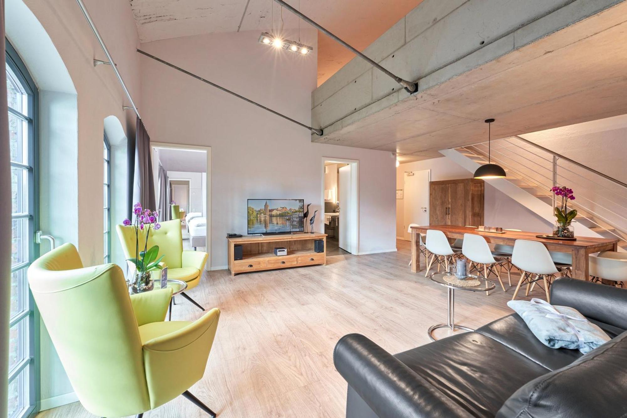 Havelblau Ferienlofts Apartment Brandenburg  Ruang foto