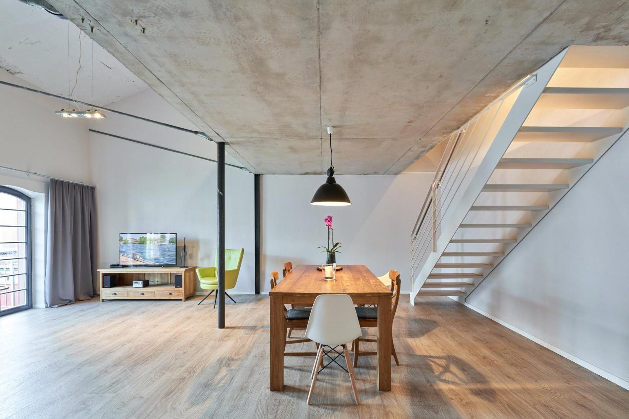 Havelblau Ferienlofts Apartment Brandenburg  Ruang foto